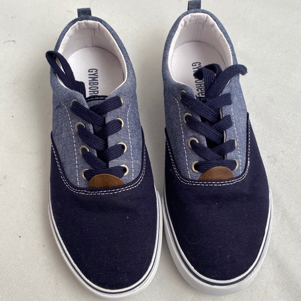 Gymboree blue and brown sneakers 3